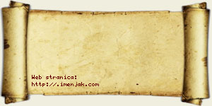 Valentina Jačovac vizit kartica